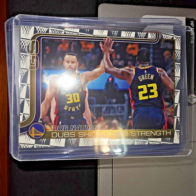 2025 TOPPS FLAGSHIP TIP OFF FOIL #291 DUB NATION CHECK LIST - GOLDEN STATE