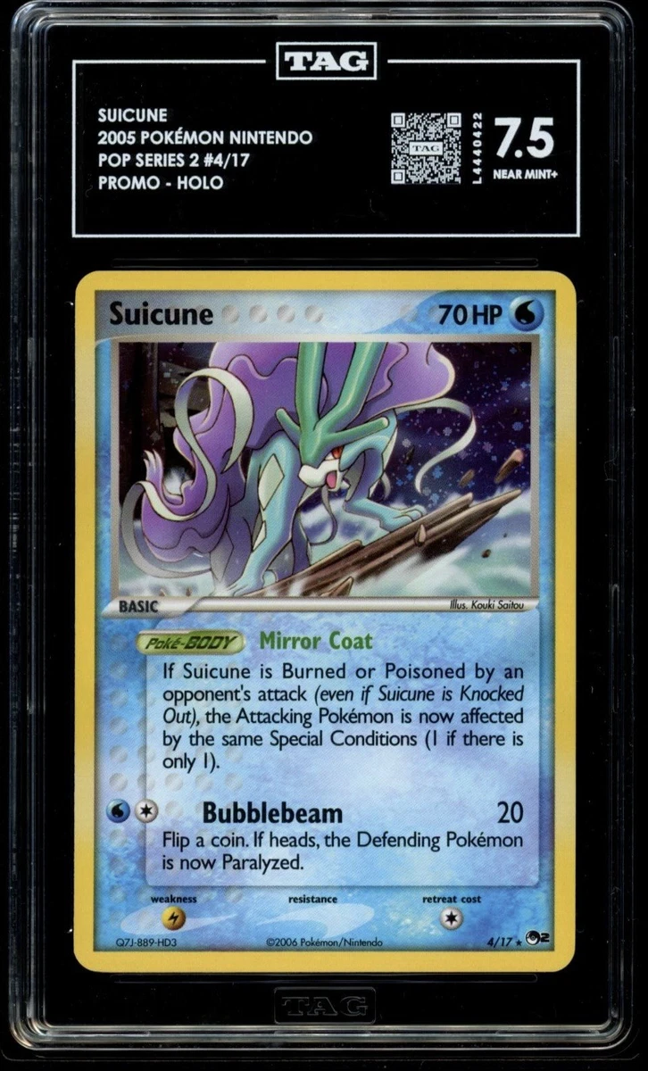 25+ Suicune Holo Pokémon TCG Individual Collectible Card Game