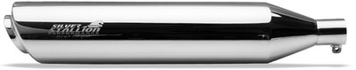 Goan Exhaust (Silver) (Gloss) Fit for Royal Enfield OLD CLASSIC 350 / 500