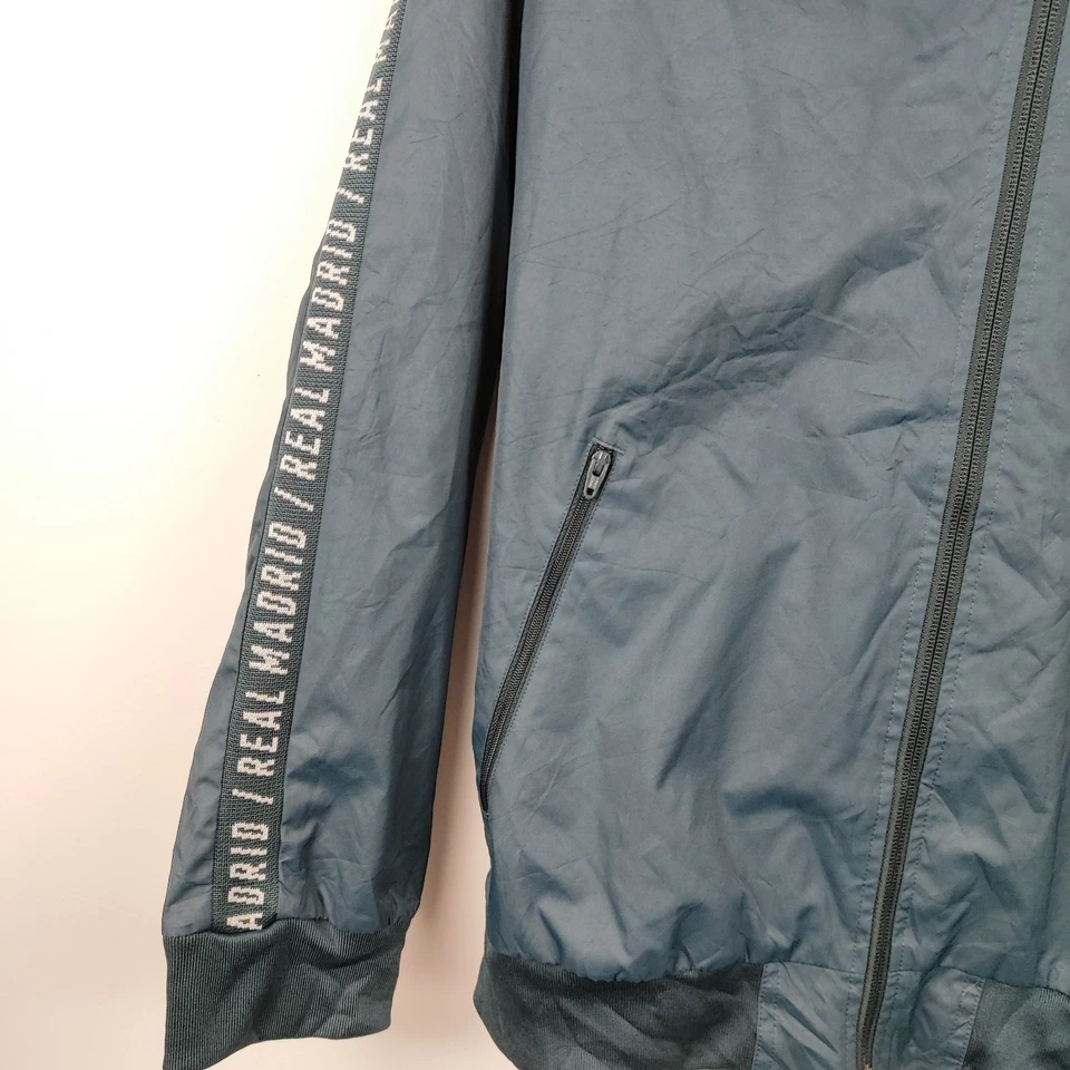 Real Madrid Adidas Jacket - Size Age 13-14 Yrs Deep Blue - Image 3 of 4