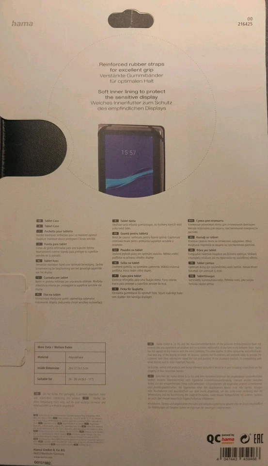 Hama Schutz-Hülle Cover Tasche Smart für iPad Tablet PC Tab 9,5" 10" 10,2" 11" - Bild 3 von 3