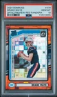 2024 Donruss #379 Drake Maye Optic Preview Red Pandora Rated Rookie RC PSA 10