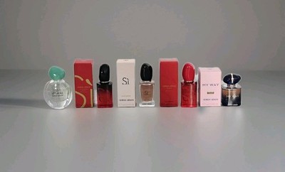 Armani Si +Passione Intense + Red Musc + Acqua Di Gioia + My Way Miniaturen