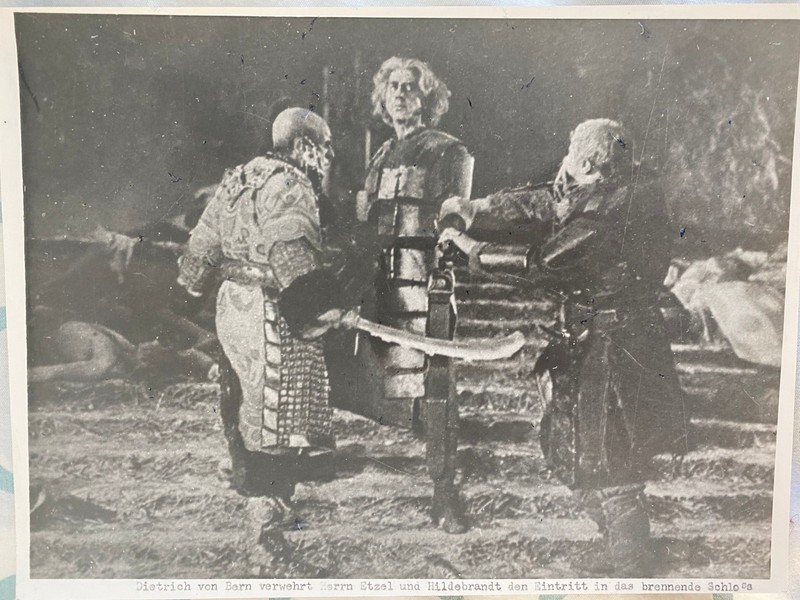 SUPER RARE!! 8X10 1920s ORIGINAL DIETRICH VON BERN MOVIE SCNE PHOTO!!