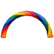 Inflatable Rainbow Arch 20ftx10ft Inflatable Archway Outdoor Holiday Decorati...