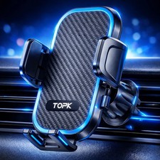 Topk Handyhalterung Auto Handyhalter Auto Lüftung Universale KFZ Smartphone