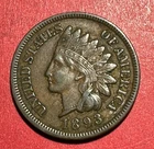 1893 US Indian Head Cent! XF! SHARP! Old US Coin!