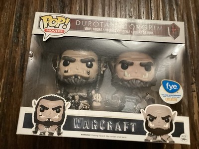Funko Pop Movies Warcraft Durotan & Orgrim F.Y.E Exclusive 2 Pack