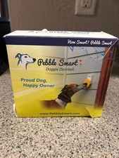 Pebble Smart Doggie Doorbell-Wireless, Rain Proof, selectable tunes, Blue Accent