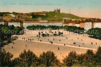 Lyon France Ensemble de la Place Bellecour