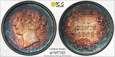 1862 RCM New Brunswick PCGS AU-55