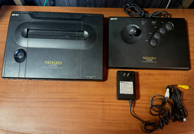 NEO GEO AES Console System NEO-0 Controller SNK Boxed Tested  NTSC-J  #051372