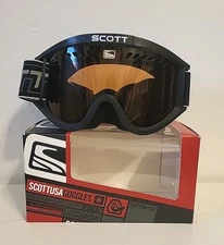 SCOTT USA Adjustable No-Fog Coating Hydrophlic Amplifier Lens Snow Goggles NEW