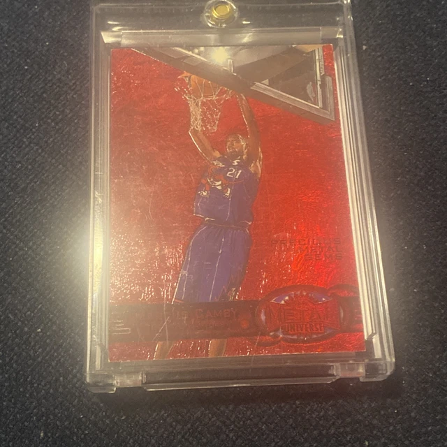 Marcus Camby 1997-98 Metal Universe #84 Ruby 71/100 Raptors