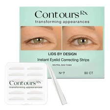Contours Rx Lids by Design – N°7 Instant Eyelid Lift No 7 (80ct), Transparent 