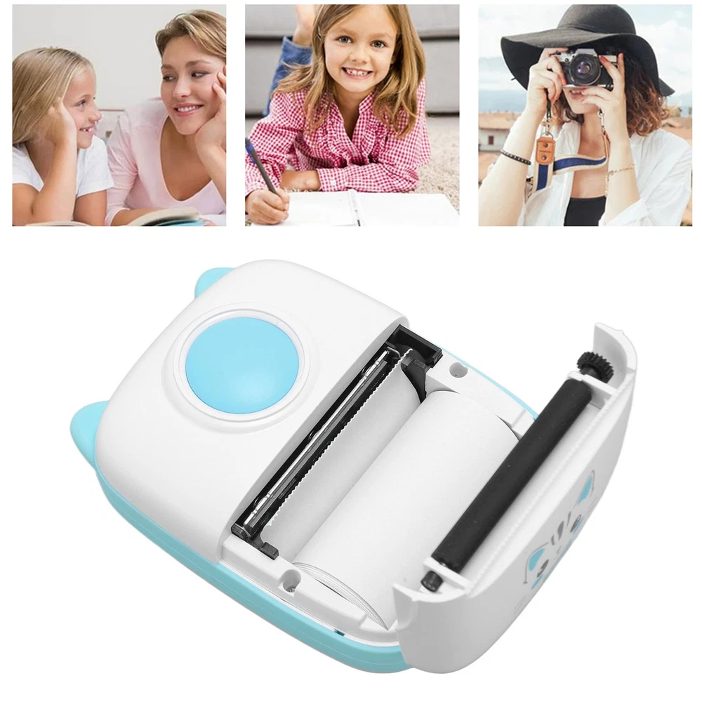 Mini Thermal Printer 200DPI Portable BT Sticker Photo Printer XA
