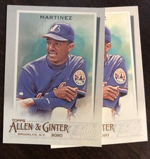 2020 Topps Allen and Ginter Hot Box Silver & Base Pedro Martinez Montréal Expos
