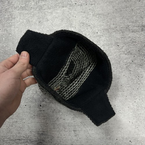 Vintage 90s Dale Of Norway Wool Hat Balabon With Ears Gray White Men’s - Picture 8 of 10