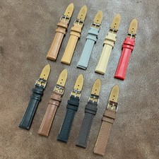 WHOLESALE Lot 10pcs Mix Cow Leather Watch Strap Band 12/14/16/18/20mm S-5