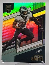 2022 PANINI DONRUSS ELITE DEVONTA SMITH FOOTBALL CARD EAGLES NFL score topps