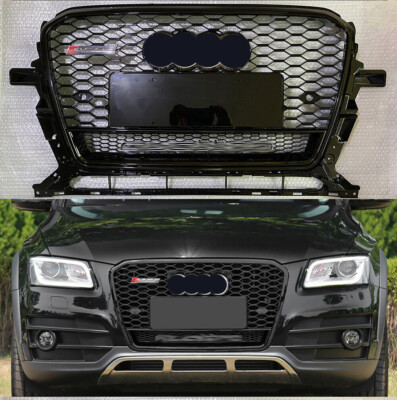 For Audi Q5 SQ5 2013 - 2018 Front bumper Grille RSQ5 Style Black