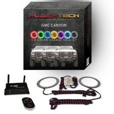 RGB Multi Color LED Halo kit with Wifi App for 2015-2018 GMC Canyon Headlights