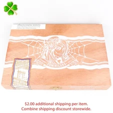 Deadwood Tobacco Co. Robusto Dominicana Empty Wood Cigar Box 9" x 6.25" x 1.25"