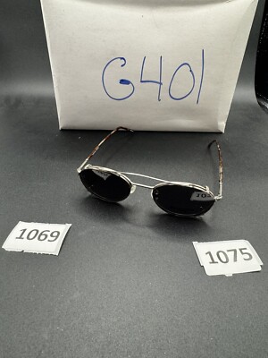Vintage Revolution Eyeglass Frame Clip On Sunglasses 48-19 Tortoise Gunmetal