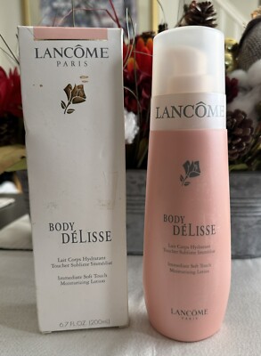 Lancome Body DeLisse Immediate Soft Touch Moisturizing Lotion 6.7oz RARE NEW