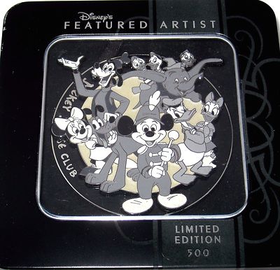 LE 500 JUMBO Disney Pin✿Mickey Mouse Club Band Leader Dumbo Pluto