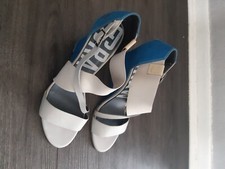 Ladies G-star Wedge Shoes, Size 7 (40), Blue And Grey,