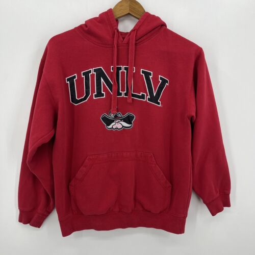 UNLV Runnin' Rebels Hoodie Adult XS Red Pullover Embroidered Logo NCAA - Picture 1 of 11