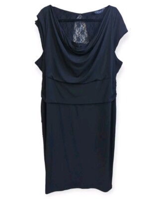Dorothy Perkins Black Drape Lace Dress Stretch Classic UK 22 US 18 XL | eBay Dorothy Perkins Black Drape Lace Dress Stretch Classic UK 22 US 18 XL | eBay