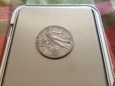 20 LIRE 1921 LIBERTÀ LIBRATA - IMPERO – VITTORIO EMANUELE III - AUTENTICA