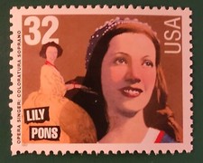 Scott #3154 Lily Pons 32 Cent U.S. Postage Stamp 1997 MNH 