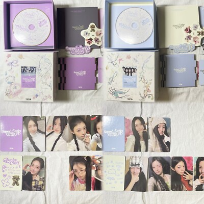 【2er Set】ILLIT Super Real Me Magnetic Album purple blue Free Combination