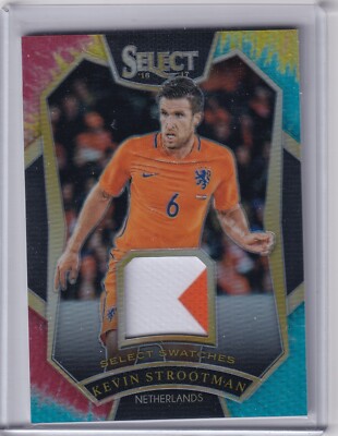 Kevin Strootman 2016-17 Select Swatches Tie-Dye Worn Material Card SS-KS, 14/30