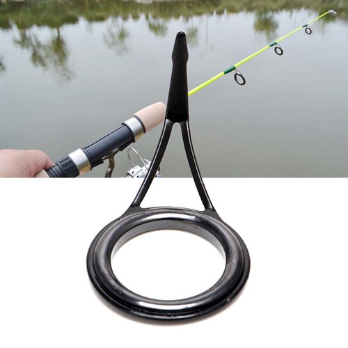 Fishing Pole Circle Ring Fishing Rod Guide Tip Wire Loop Eye Guide Set ...