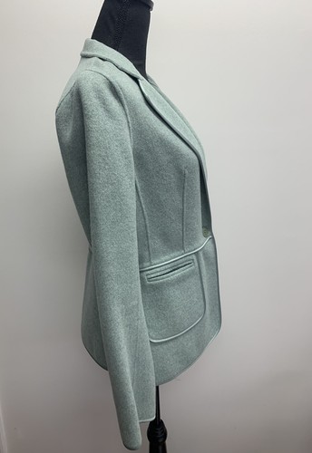 Talbots Sea foam Green One Button Blazer Jacket Wool Blend Size 8 - Picture 6 of 13
