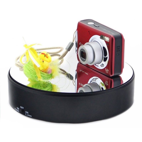 Orologio Gioielli Rotanti 18cm 360° Fotocamera Supporto Display Giradischi 2 Livelli Velocità Regno Unito - Foto 3 di 12