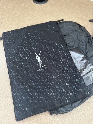 Lot 2 Yves Saint Laurent YSL Beaute Black Opium Drawstring Lot 2 Yves Saint Laurent YSL Beaute Black Opium Drawstring