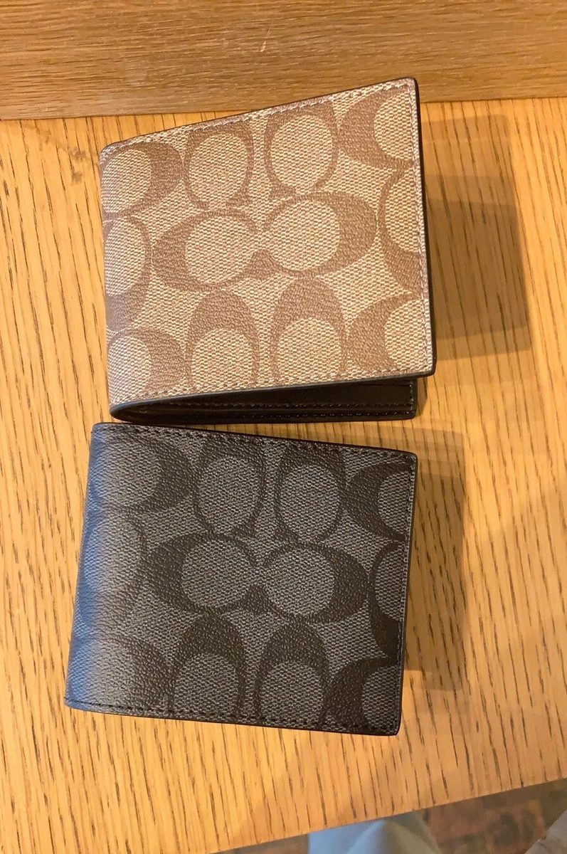 Coach signature wallet men Clearance