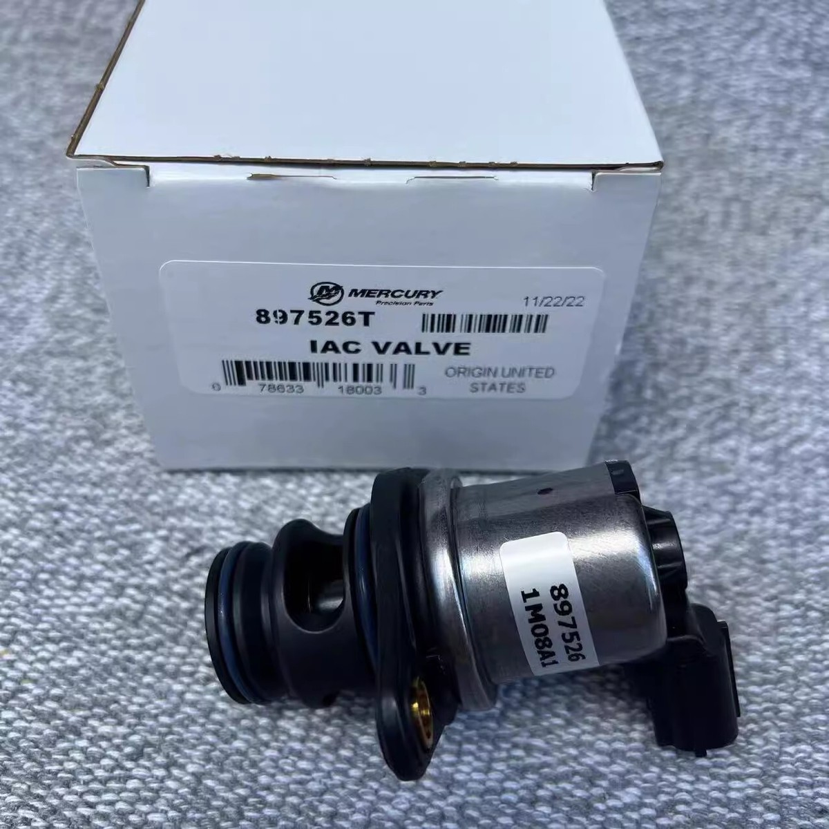 1pcs MERCURY 897526 Idle Speed Control Valve of Outboard Engine