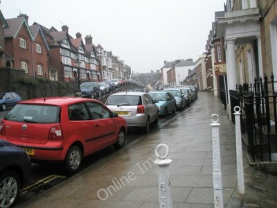 Foto 6x4 A nass und windig Maltravers Street Arundel um 2009