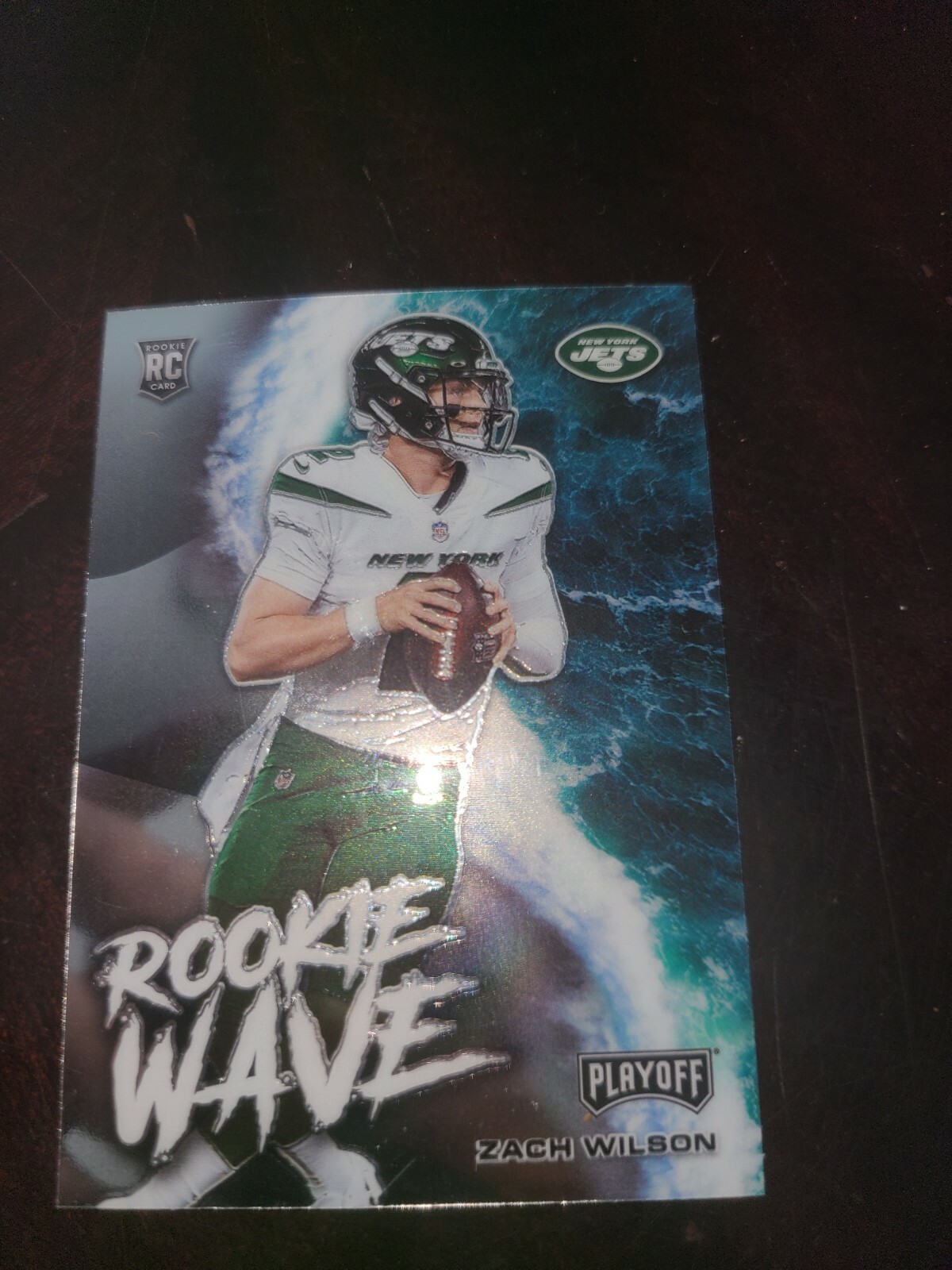 2021 Playoff Zach Wilson Rookie Card Rookie Wave Jets