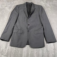 John Varvatos Blazer Mens 38R Gray Sport Coat Two Button Career Made in Canada