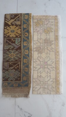 Anatolian Rug Remmants to Frame, DIY Project Wall Hanging Carpet Rug Pieces
