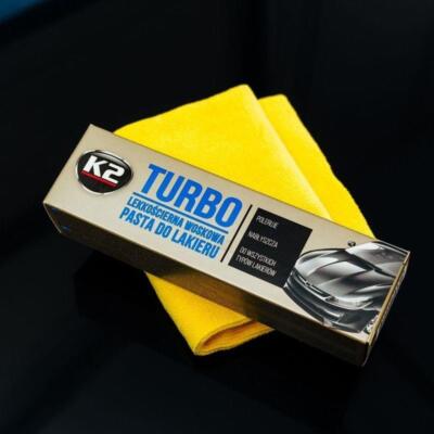 K2 Turbo Tempo Car Wax Polishing Paste Cuting Compound Scratch Mark Cut Remover