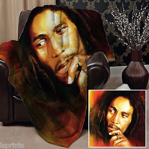 Bob Marley 50"x60" Fleece Throw Blanket Bundle: Legend ...