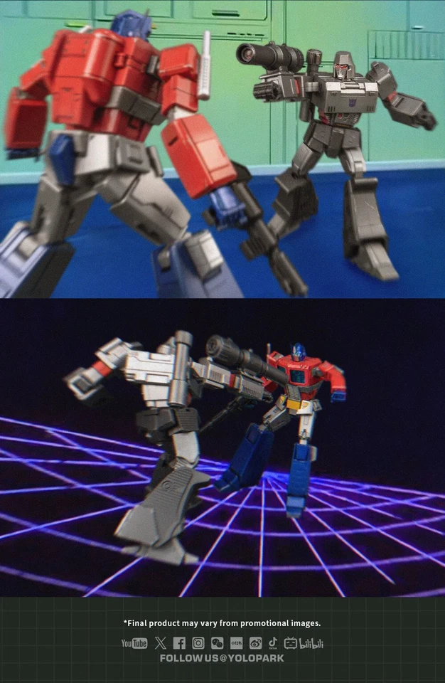 YOLOPARK 2024 TRANSFORMERS G1 AMK PRO SERIES OPTIMUS PRIME 8" ROBOT MODEL KIT - Image 4 of 4